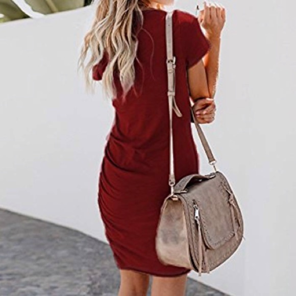 Burgundy Dress - Picture 6 of 7